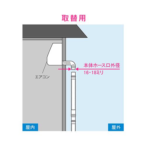 エアコンドレンホース ＜GA-KW＞