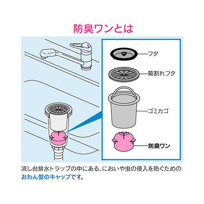 流し用トラップ防臭ワン ＜GA-PB039＞