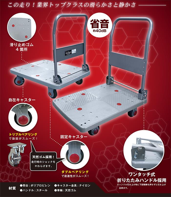 ダブルベアリング樹脂台車 ＜PLA＞