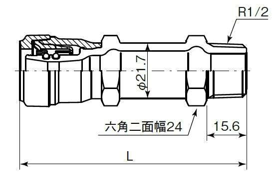 エスロカチットS 胴長ねじアダプター ＜SMOAL＞