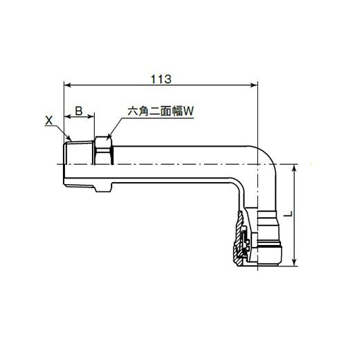 エスロカチットS 媒介エルボ ＜SMB＞