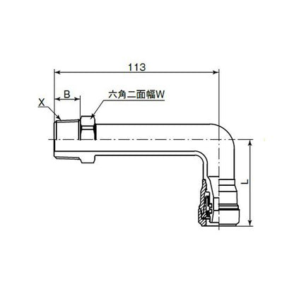 エスロカチットS 媒介エルボ 管用平行ねじ ＜SMBG＞