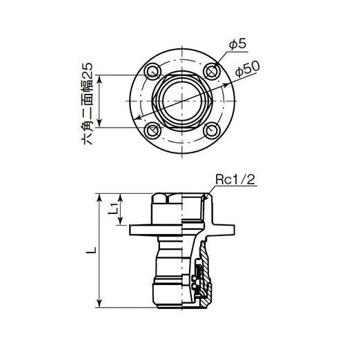 エスロカチットS 床出し調整ジョイント ストレートタイプ ＜SMY＞