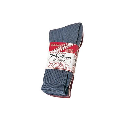 フィットワーキングソックス5足組(先丸) ＜749＞