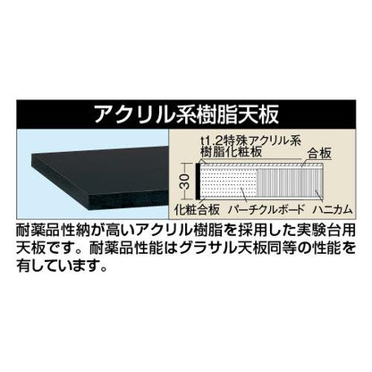 実験用 樹脂天板 ＜KHC-1890TC＞