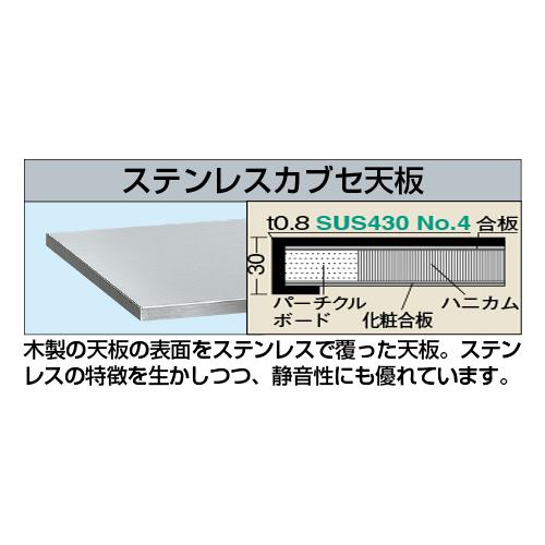 ステンレスカブセ天板(ハニカム) ＜SU4-1275HCTC＞