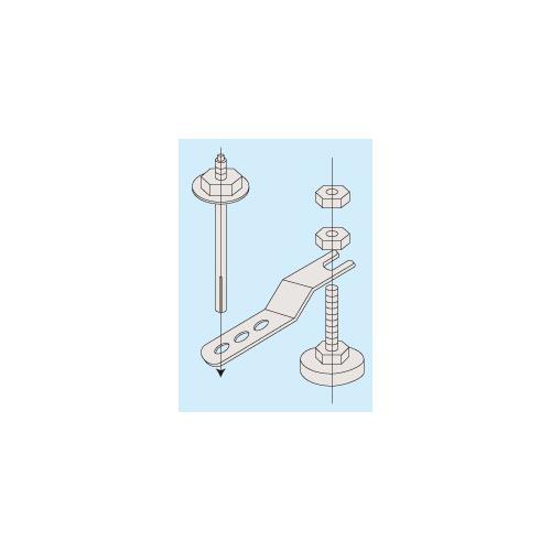 ステンレス保管システム オプション 固定金具(床タイプ) ＜SU-FSK＞