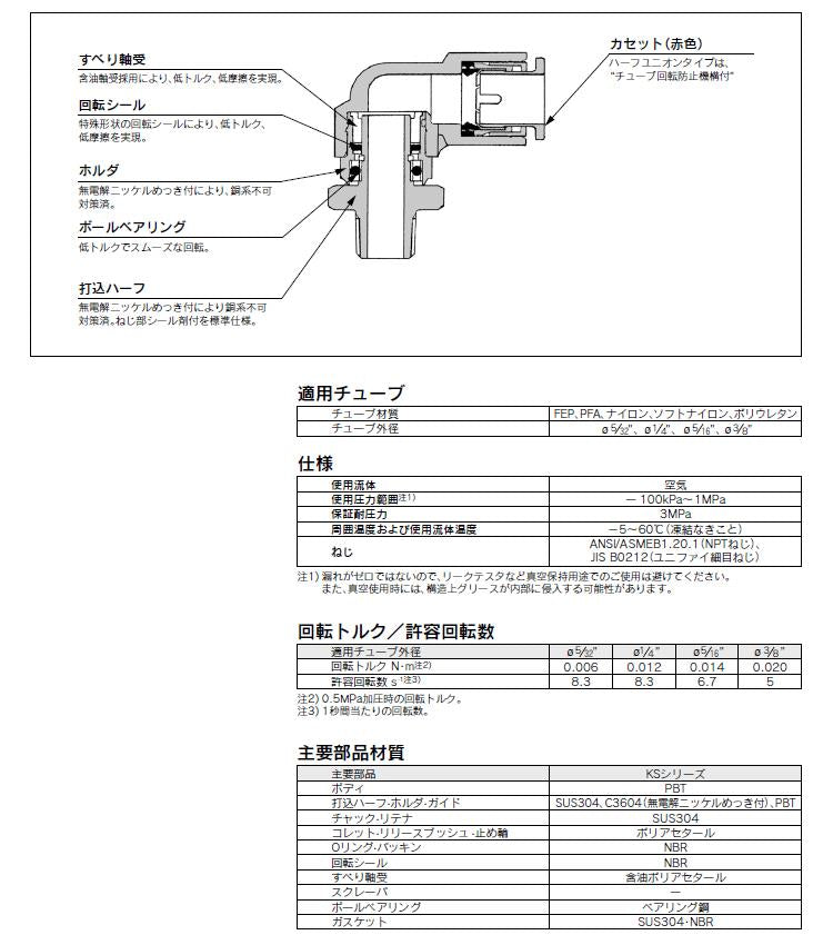 エルボユニオン(標準タイプ) ＜KSL＞