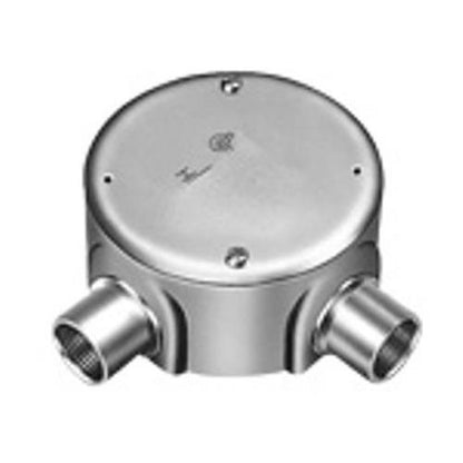 ねじ付き付属品(丸型露出ボックス直角2方出) ＜DF29161K＞
