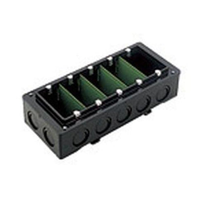 樹脂製ボックス・カバー 埋込スイッチボックス13ミリカバー付 5個用 ＜DM4915B＞