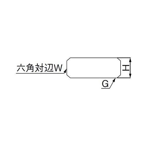 六角キャップメッキ無 ＜M154KMN6＞