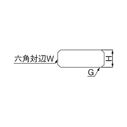 六角キャップメッキ無 ＜M154KMN6＞