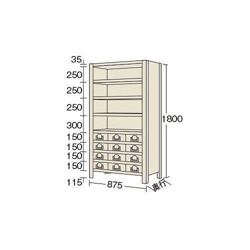 物品棚KW型 ＜KW1129-12＞