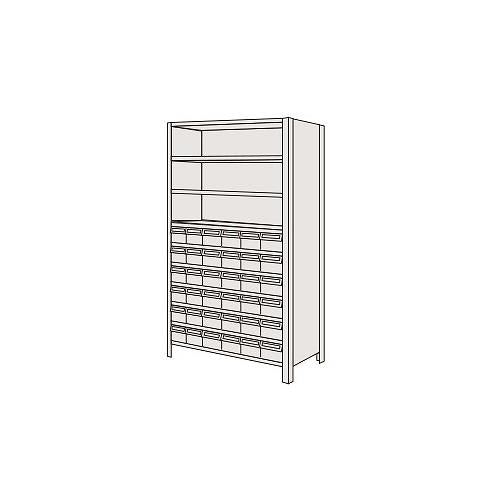物品棚LEK型樹脂ボックス ＜LWEK1110-36T＞
