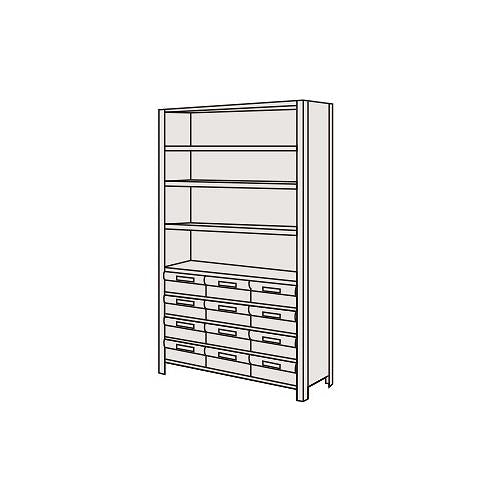 物品棚LEK型樹脂ボックス ＜LEK1129-12T＞