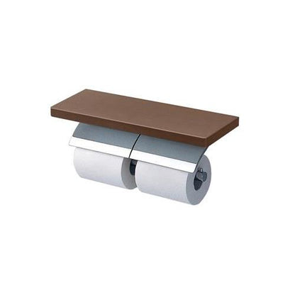 棚付二連紙巻器 芯棒固定タイプ ＜YH63KSS＞
