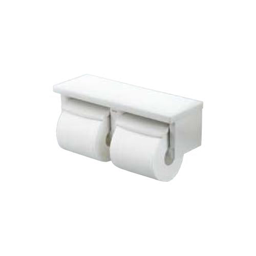 棚付二連紙巻器 芯なしペーパー対応タイプ ＜YH651＞