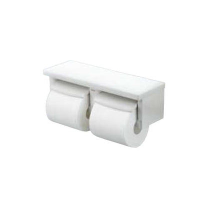 棚付二連紙巻器 芯なしペーパー対応タイプ ＜YH651＞