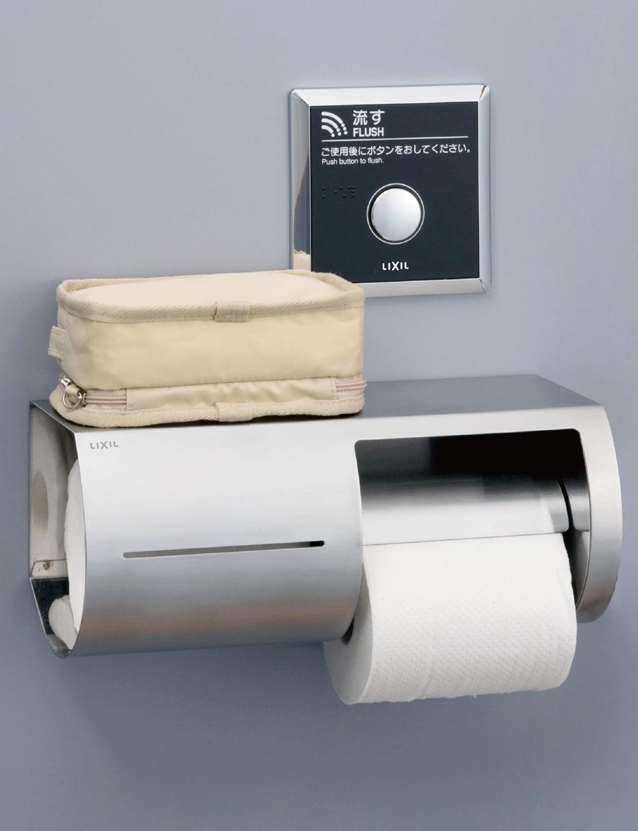 棚付ワンタッチ式 紙巻器 (両減り防止タイプ) ＜KF-66＞