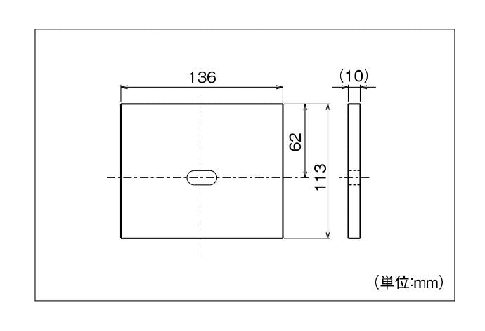 自然給気ユニット(角形)交換用フィルター ＜AT-100QNK-F＞