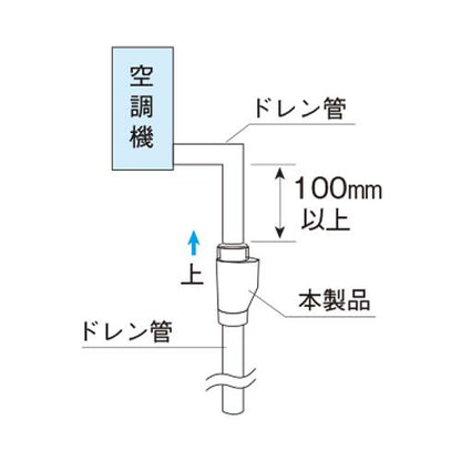 トラップ逆止弁 ムシ退治君 ＜K-1650＞