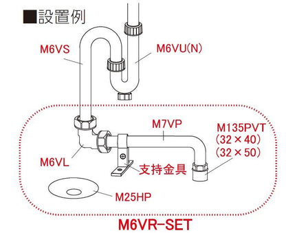 洗面用リフォームセット ＜M6VR-SET＞