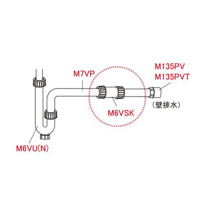 樹脂製ソケット ＜M6VSK＞