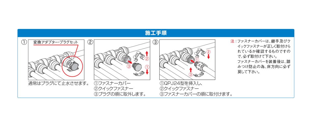 変換アダプタ13Axクイックジョイント14 ＜HJS-001C-S＞