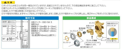 ダブルロックジョイントカポリ水栓ボックス ＜WGX1＞