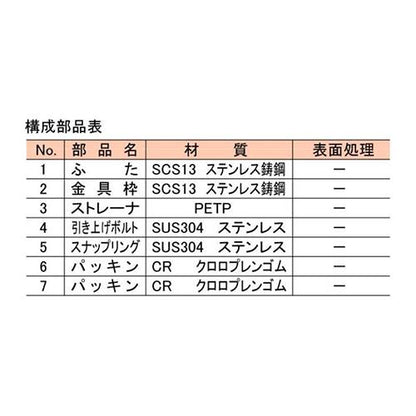 ステンレス鋳鋼製掃兼ドレン ＜SI(SU)-100＞