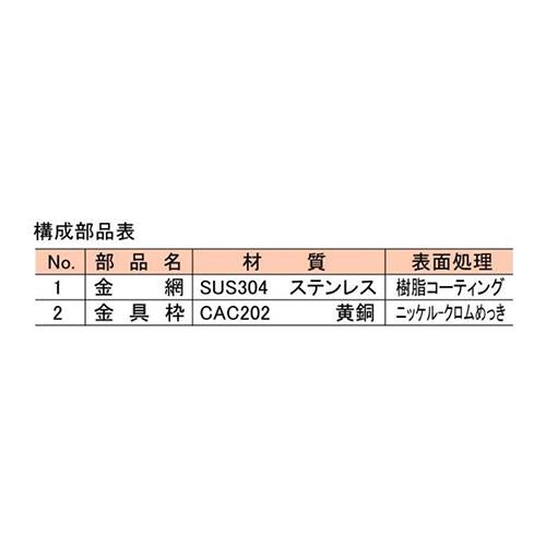 ステンレス製円錐形防虫網 ＜CNP＞