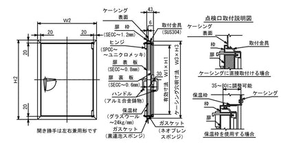 SDタイプ(外開型)