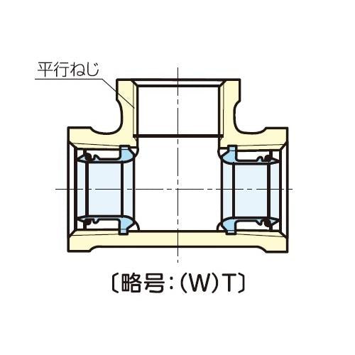 青銅コア継手(屋内配管用) 水栓チー 【まとめ割】