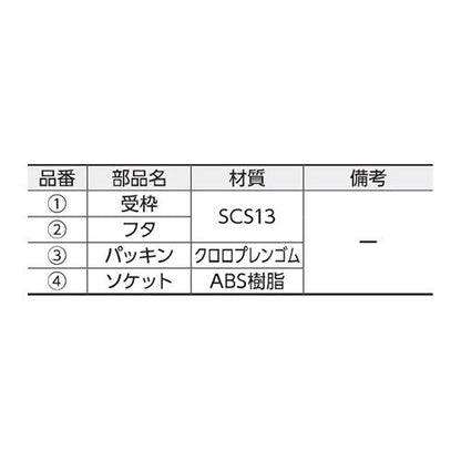 ステンレス床上掃除口 ＜COA-FSN＞