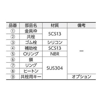 ステンレス浴槽用排水金具 ＜SNF-S＞