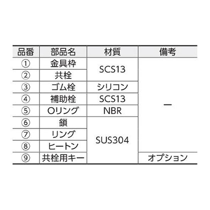 ステンレス浴槽用排水金具 ＜SNF-RS＞