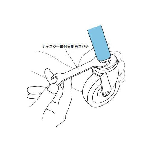 Eシリーズ ETF型 自在車ゴムパイプ差し込み式 ＜ETF-100UHF＞