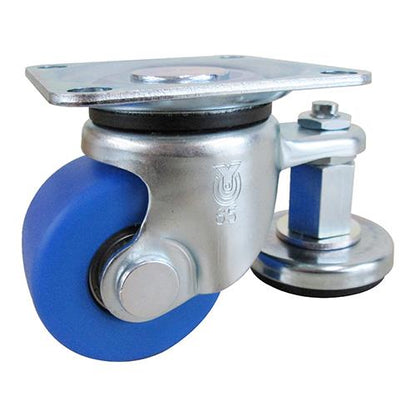 アジャスターフット付シリーズ HG-AF型 自在車プレート式 ＜HG-MCE-AF＞