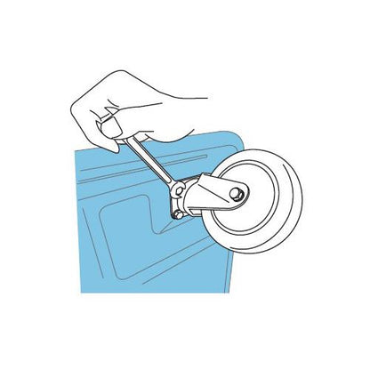 Jシリーズ J-S型 自在車プレート式(ストッパー付) ＜MCBJ-S＞