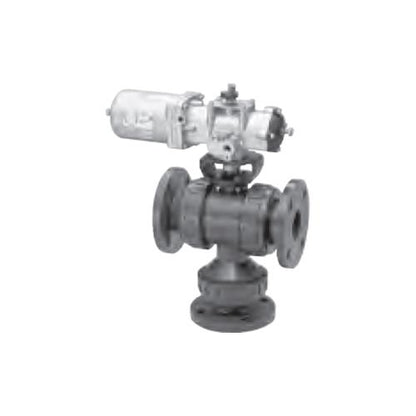 三方ボールバルブ23型エア式TA型 ＜A23KGCVF5＞