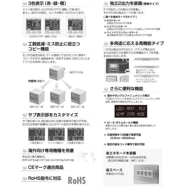 デジタル付圧力センサ ＜PPX-6M＞