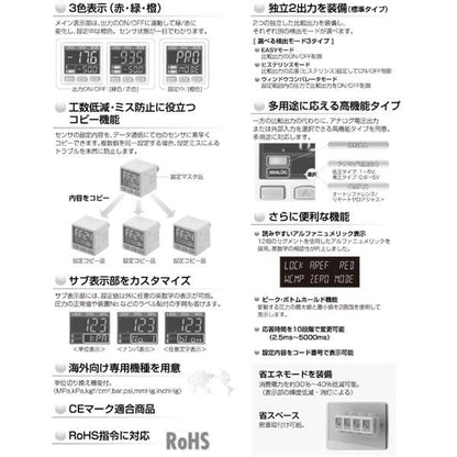 デジタル付圧力センサ ＜PPX-6M＞