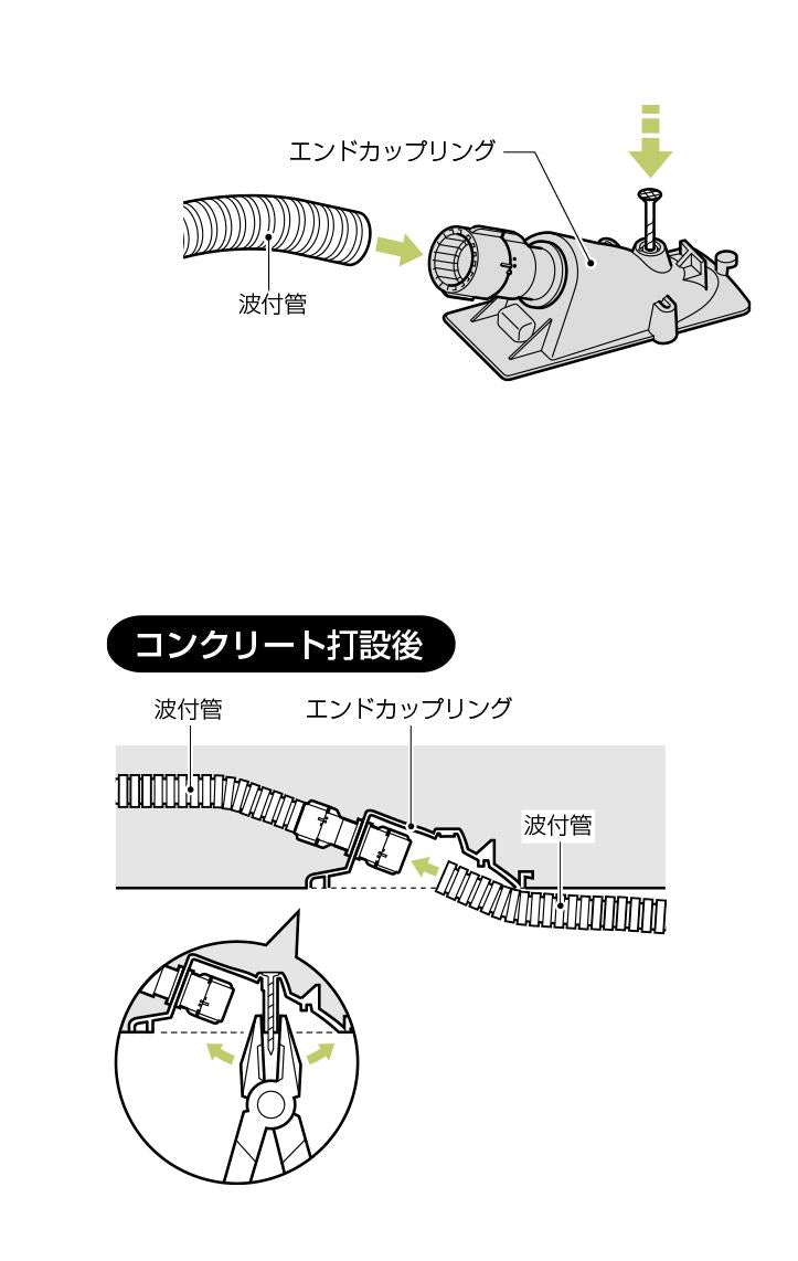 エンドカップリング(PF管→PF管) ＜MFS＞