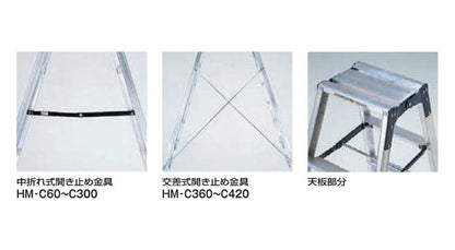 専用脚立HM ＜HMC＞