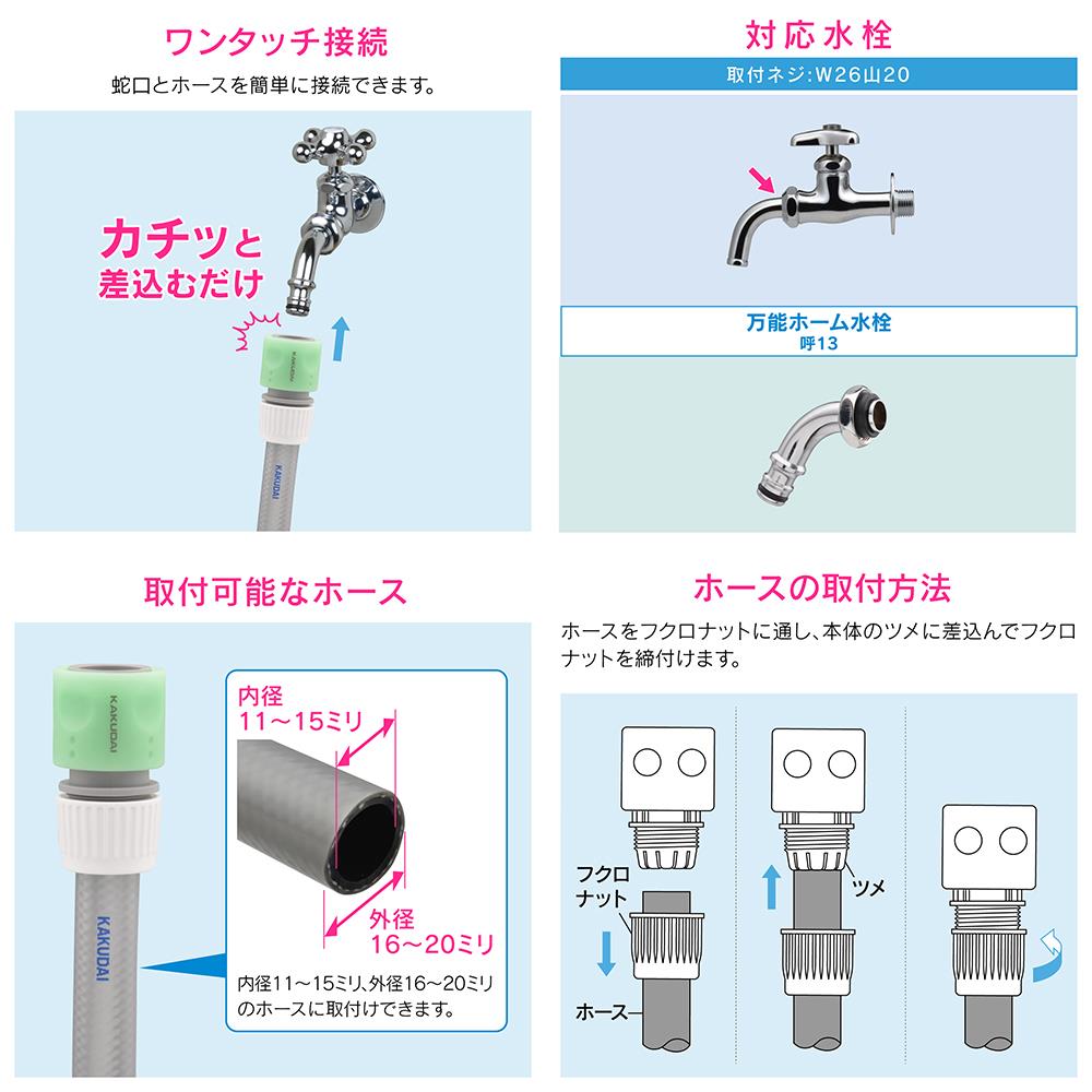 散水ジョイント万能パイプセット ＜GA-QA021＞