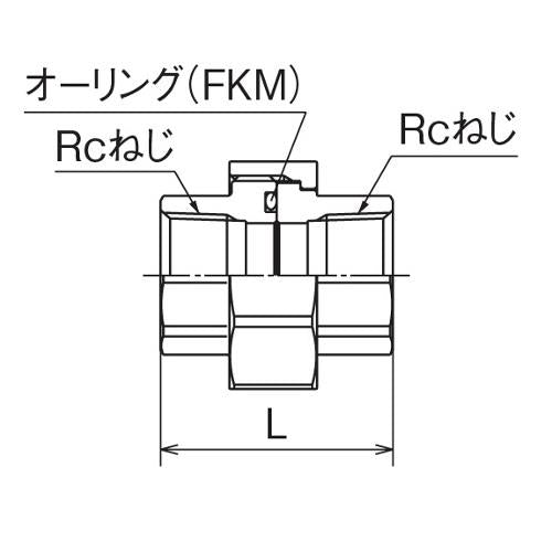 SFU3型 ユニオン オーリング式 ＜SFU3＞