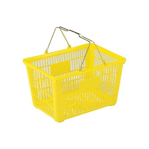 買い物カゴ(金具持手付) ＜買い物カゴ(金具持手付)＞