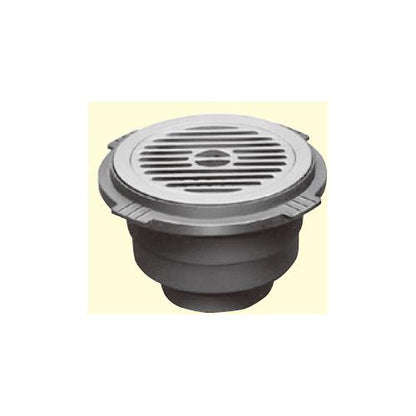 ステンレス製目皿、枠付き 排水金具 ＜T13BS＞