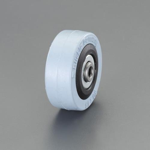 50x18mm 車輪(ラバータイヤ・ナイロンリム・ボールベアリング ＜EA986MF-50＞