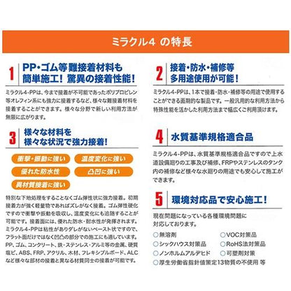 一液湿気硬化型速乾多用途弾性接着剤